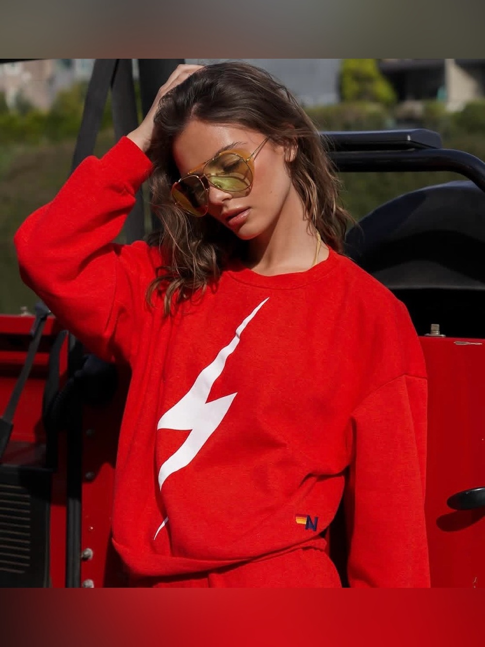 Aviator Nation Bolt Crew Sweatshirt - Picture 10 of 14